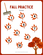 Load image into Gallery viewer, Fall Practice Charts (Digital Download)
