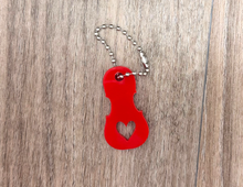 Load image into Gallery viewer, Instrument Heart Acrylic Keychain
