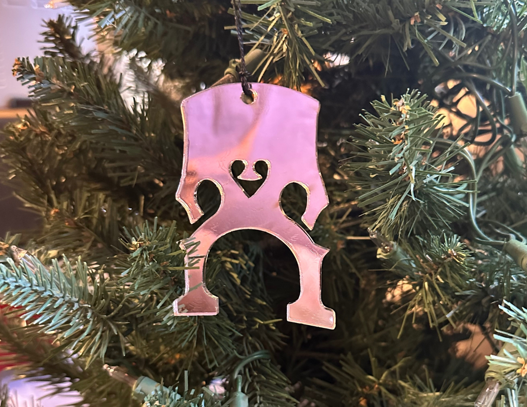 Cello Bridge Acrylic Ornament