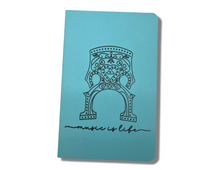 Load image into Gallery viewer, Mini Pocket Notebook Journal - Cello Bridge
