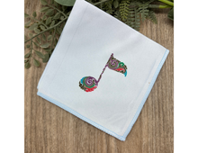 Load image into Gallery viewer, Instrument Cleaning Cloth - Eighth Note Design
