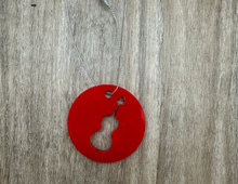 Load image into Gallery viewer, 2 inch Circle Ornament - String Instrument

