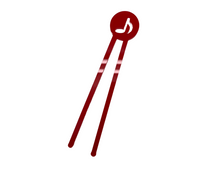 Load image into Gallery viewer, Red Note Bow Chopsticks
