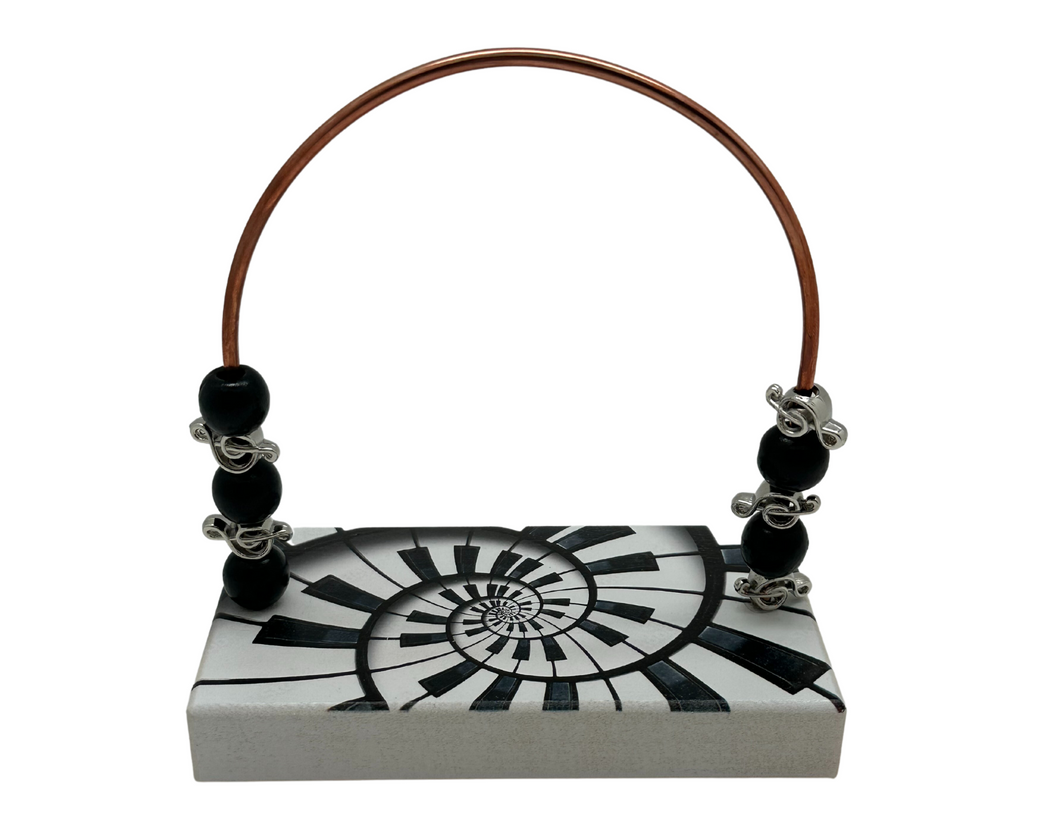 Music Piano Swirl Bead Counter