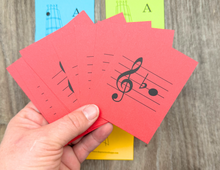 Load image into Gallery viewer, Violin First Position Flashcards
