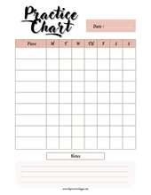 Load image into Gallery viewer, Practice Chart (Digital Download)
