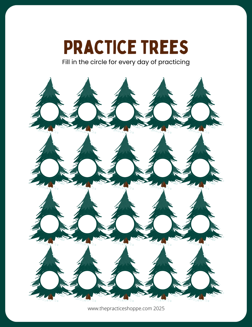 Practice Trees (Digital Download)
