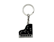 Load image into Gallery viewer, Piano Hearts Key Chain
