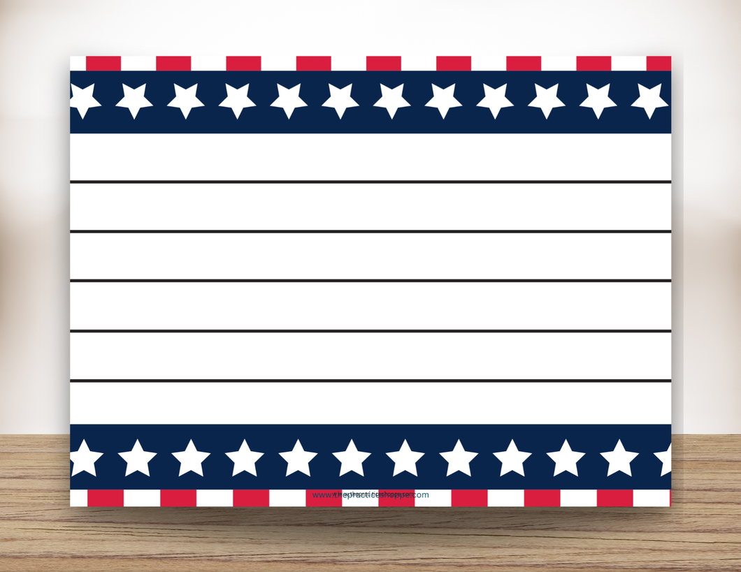 Patriotic Magnetic White Board