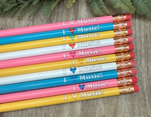 Load image into Gallery viewer, I Heart Music Pencils
