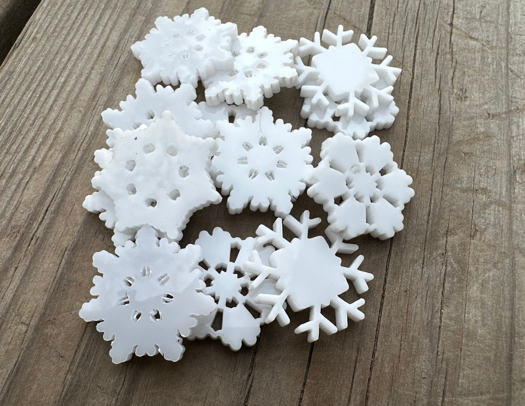Mini Snowflake Note Magnets