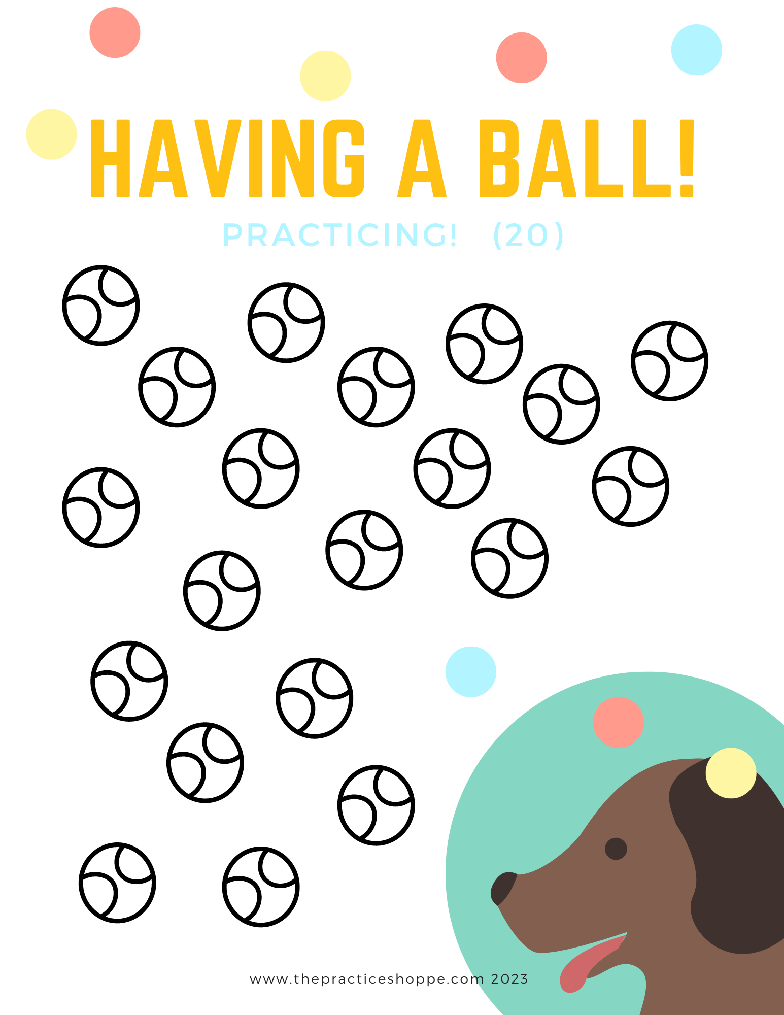 Having a Ball Chart Bundle (digital download) – The Practice Shoppe