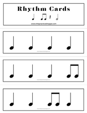 Load image into Gallery viewer, Level One Rhythm Cards (Digital Download)
