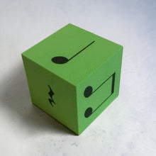 Load image into Gallery viewer, Green Foam Basic Rhythm Dice - 2 inches
