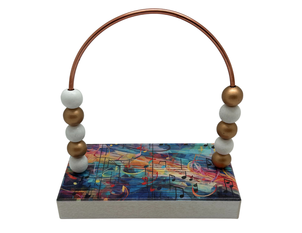 Music Modern Art Bead Counter
