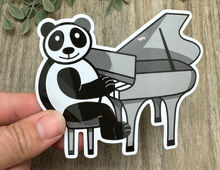 Load image into Gallery viewer, PS Panda Playing Piano Sticker
