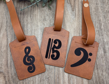Load image into Gallery viewer, Bubble Clef Baggage Tag
