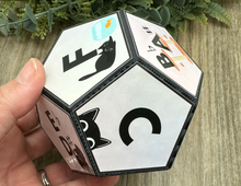 Load image into Gallery viewer, Mega Music Dice - Kitty cat 12-sided die

