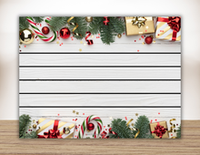 Load image into Gallery viewer, Holiday Magnetic Staff White Board
