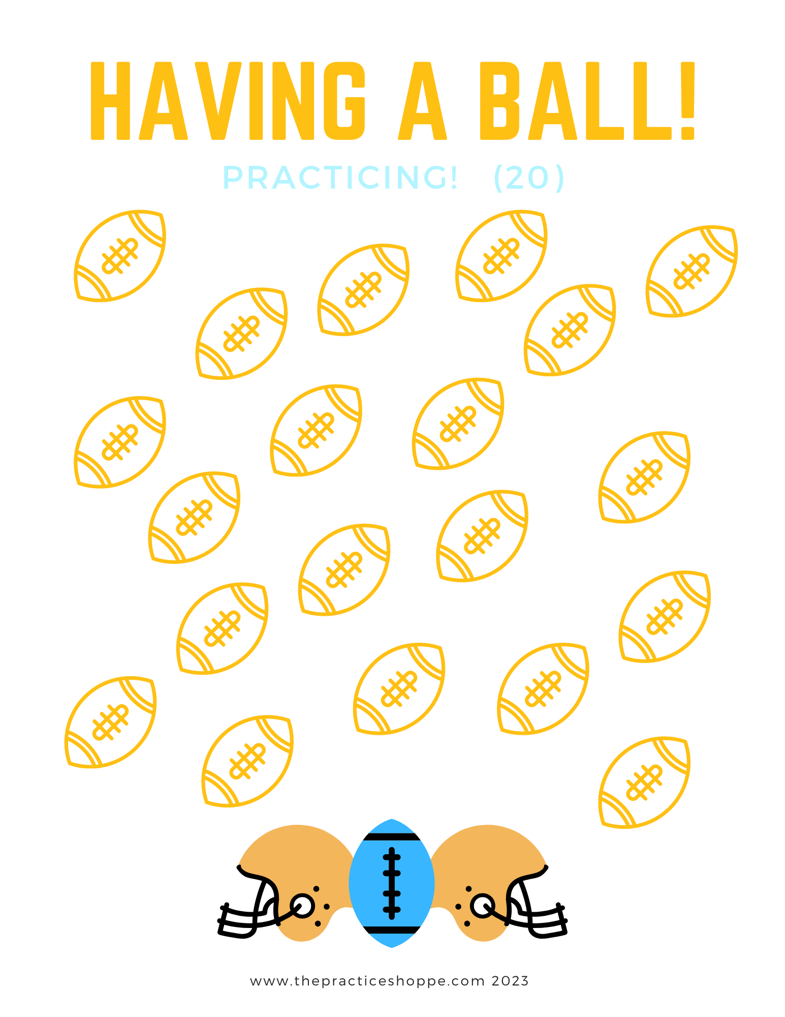 Having a Ball Chart Bundle (digital download) – The Practice Shoppe