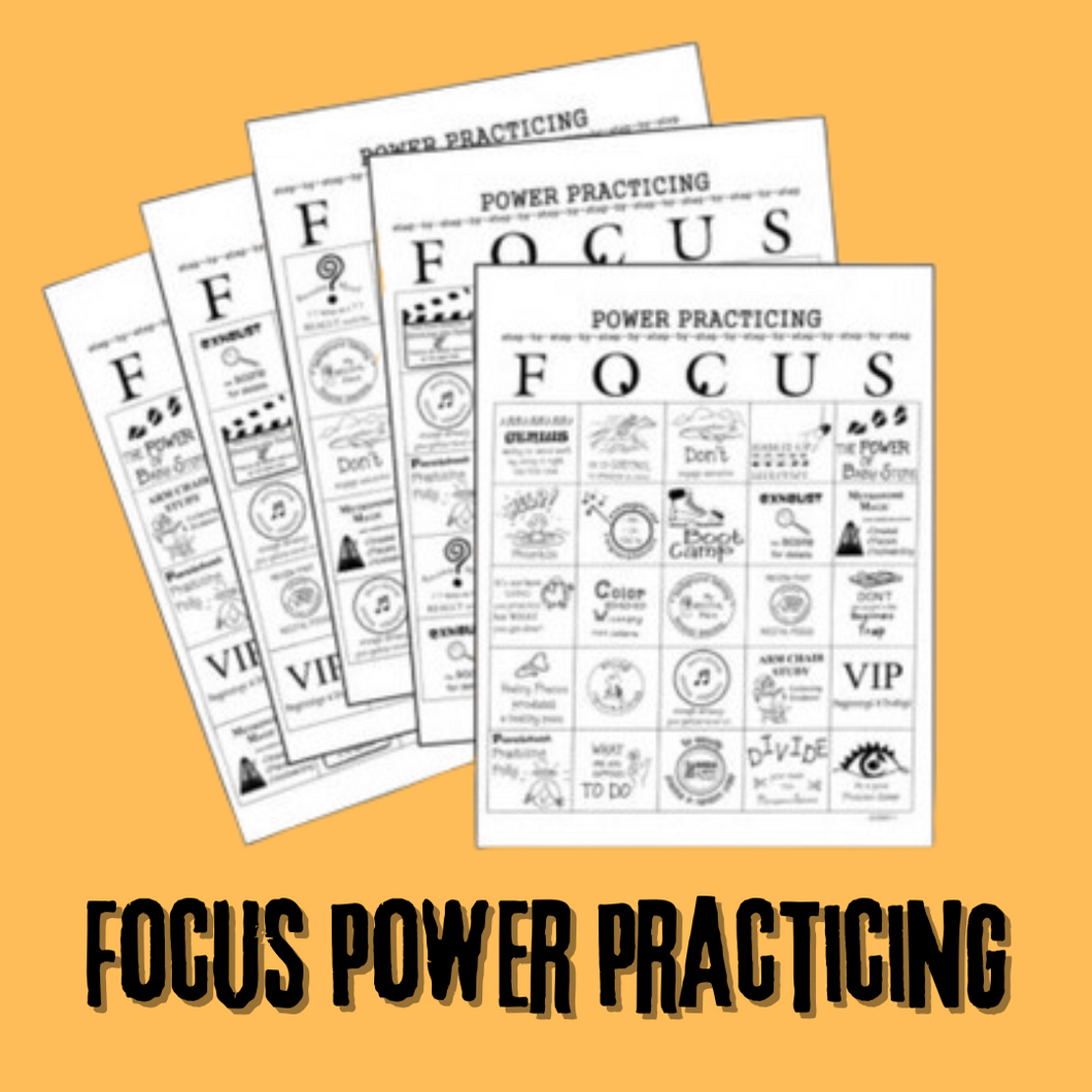 Focus Power Practicing (Digital Download)