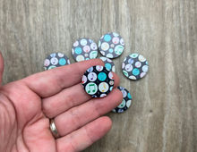 Load image into Gallery viewer, 1&quot; Circle Music Magnets - set of 8
