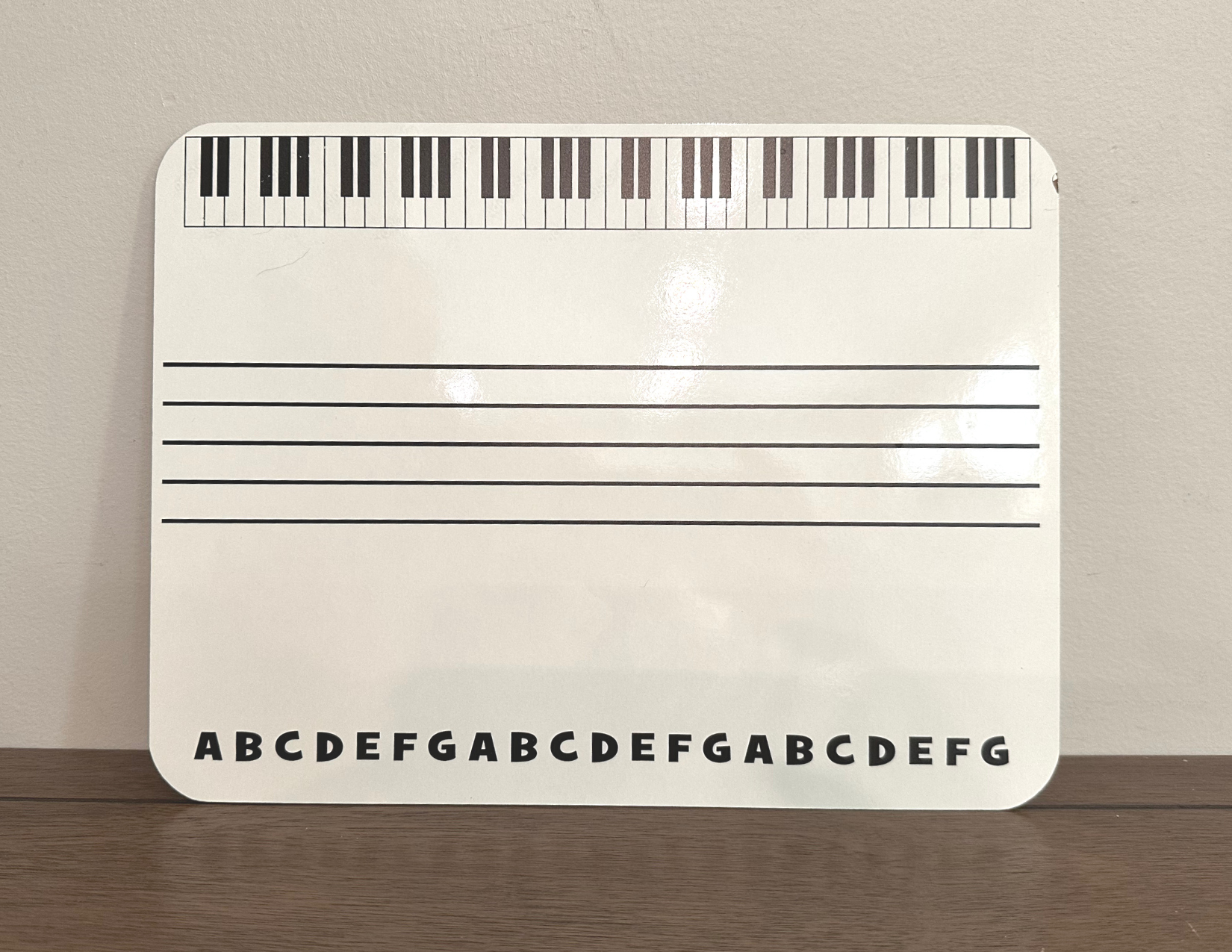Staff Piano Alphabet White Board – The Practice Shoppe