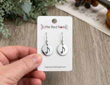 Load image into Gallery viewer, Dangle Fish Hook Stainless Steel Earrings Eighth Note
