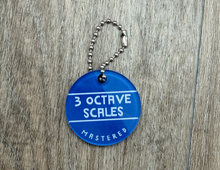 Load image into Gallery viewer, 3 Octave Scales Brag Tag
