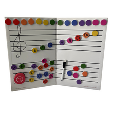 Load image into Gallery viewer, Musical Alphabet Magnets - Rainbow
