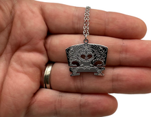 Load image into Gallery viewer, Engraved Violin Bridge Necklace
