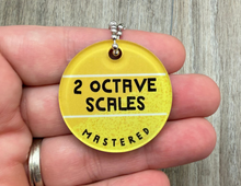 Load image into Gallery viewer, 2 Octave Scales Brag Tag
