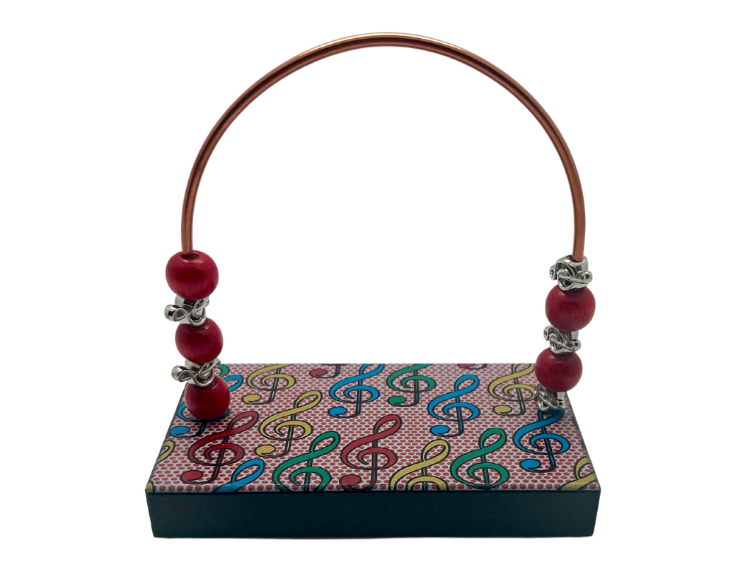 Music Warhol Treble Clef Bead Counter