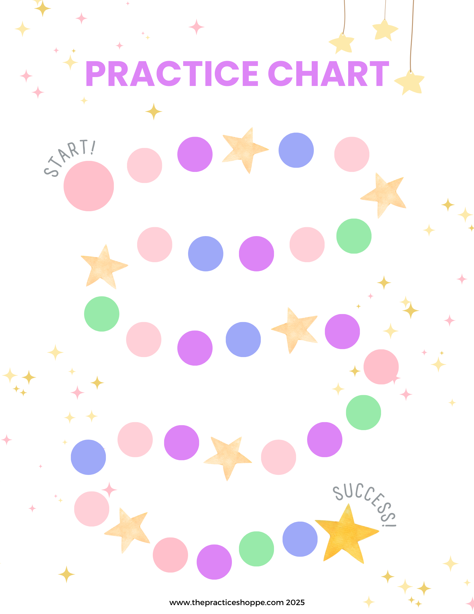 Target Practice Star Stars Practice Chart (Digital Download) โ The Practice Shoppe