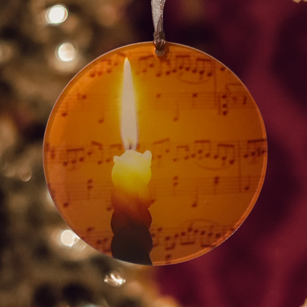 Music Candle Ornament