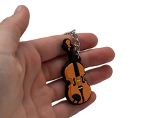 Load image into Gallery viewer, Silicone Violin Key Chain
