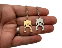 Load image into Gallery viewer, Stainless Steel Cello Bridge Necklace
