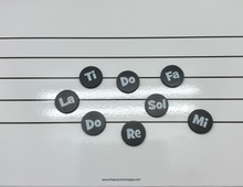 Load image into Gallery viewer, 1&quot; Circle Solfege Magnets - set of 8
