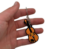 Load image into Gallery viewer, Silicone Violin Key Chain
