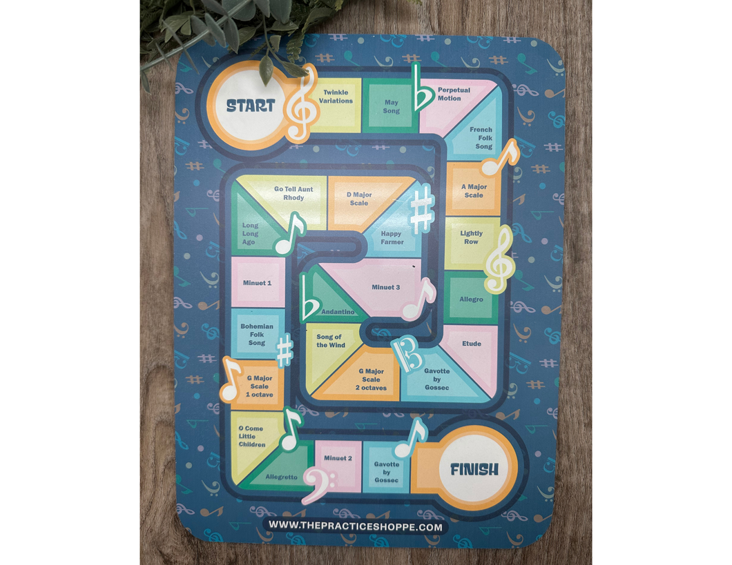Suzuki Violin Book 1 Review Game Board