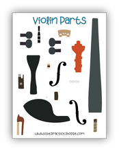Load image into Gallery viewer, PS Twinkle Stickers - Violin Parts

