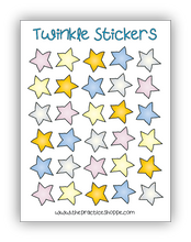 Load image into Gallery viewer, PS Twinkle Stickers - Stars
