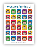 PS Twinkle Stickers - Monkeys