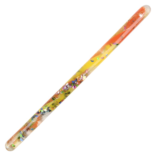 Jumbo Spiral Glitter Wand - Orange & Yellow