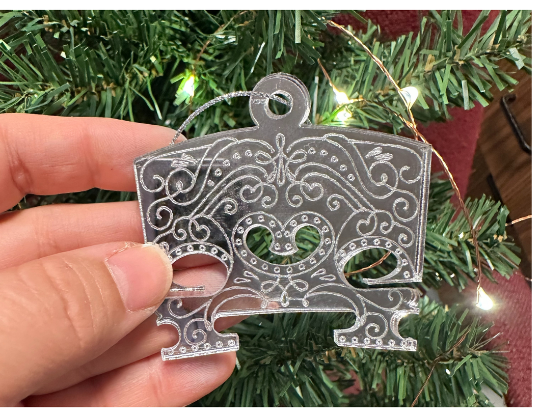 Violin Bridge Engraved Ornament