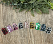 Load image into Gallery viewer, Glitter Acrylic Dangle Fishook Earrings - Alto Clefs
