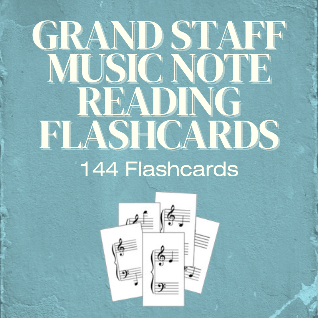 Grand Staff Note Reading Flashcards (Digital Download) – The Practice ...