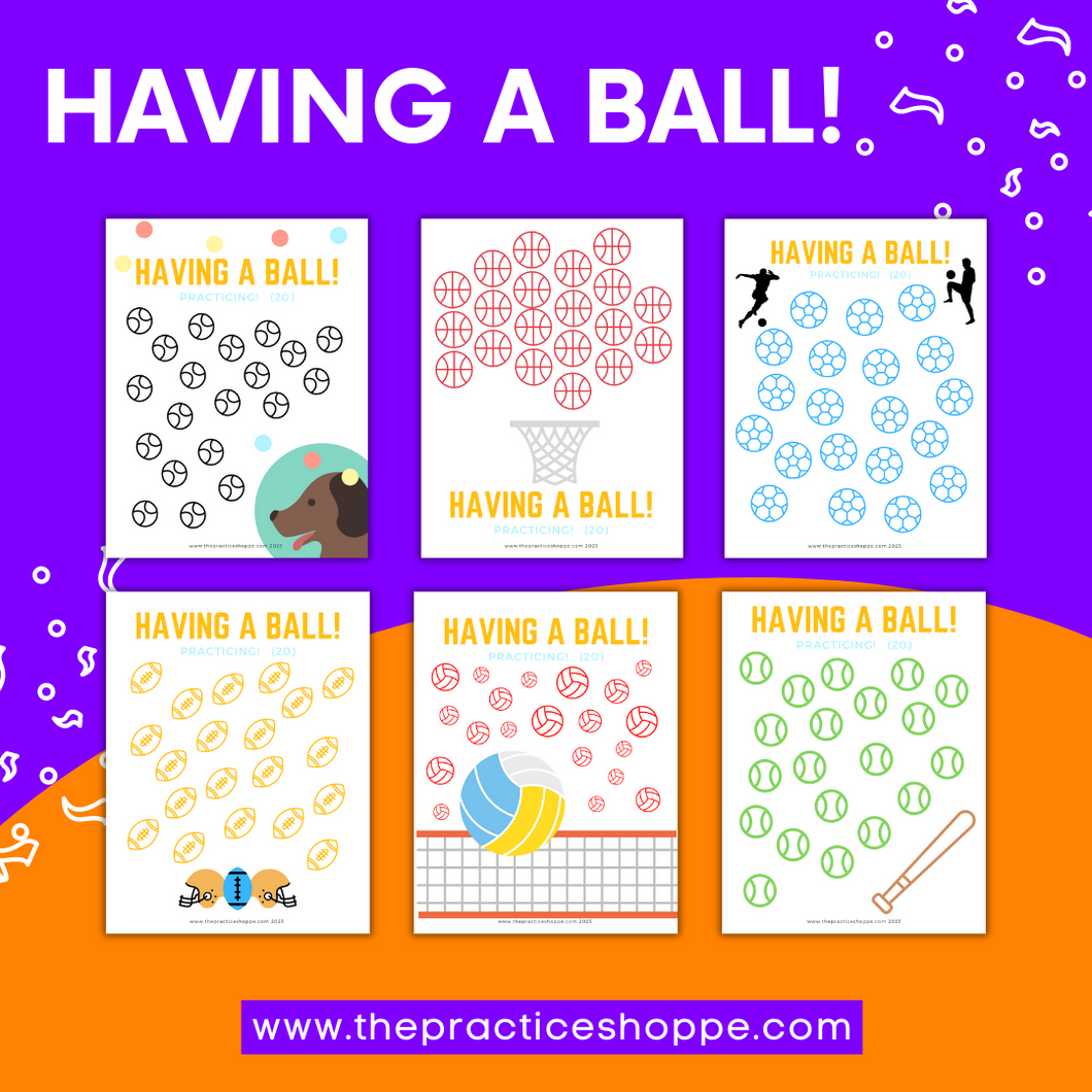 Having a Ball Chart Bundle (digital download)