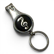 Load image into Gallery viewer, Music Nail Clippers - Treble Clef
