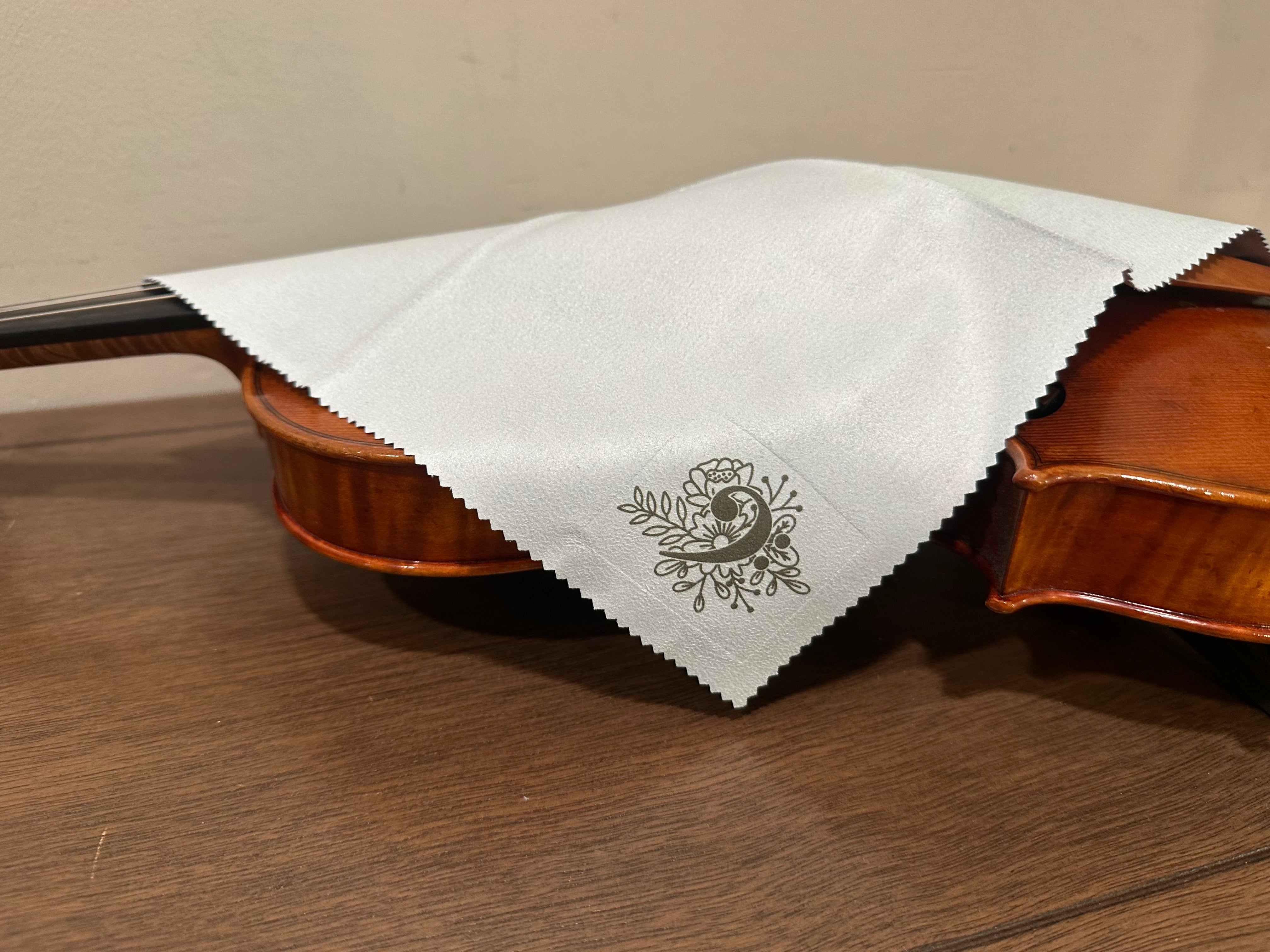 Instrument Cleaning Cloth - Floral Clefs – The Practice Shoppe